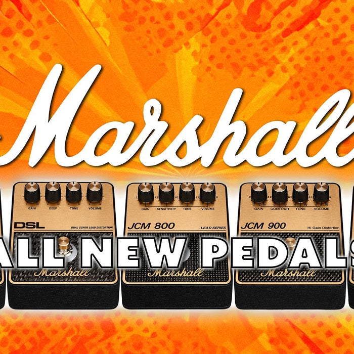 Marshall's New Pedals From Iconic Amps