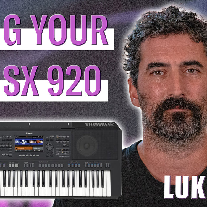 Using Your Yamaha PSR SX 920 - Build A Song