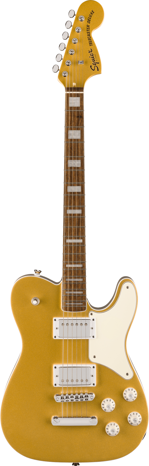 Squier Limited Edition Paranormal Troublemaker Telecaster Deluxe, Aztec Gold - Fair Deal Music