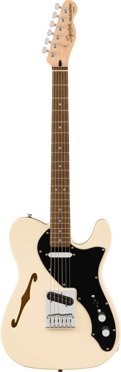 Squier Affinity Series Telecaster Thinline, Olympic White - Fair Deal Music