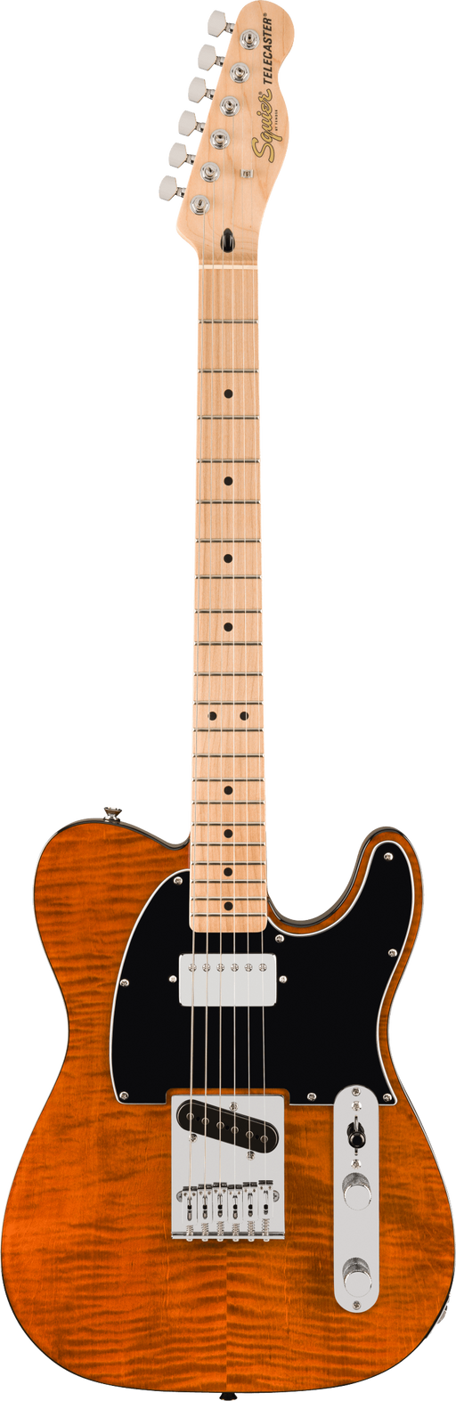 Squier Affinity Telecaster Flame Maple Top, Mocha - Fair Deal Music