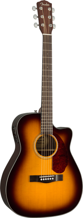 Fender CC-140SCE WN Concert Electro-Acoustic in Sunburst, with Case - Fair Deal Music