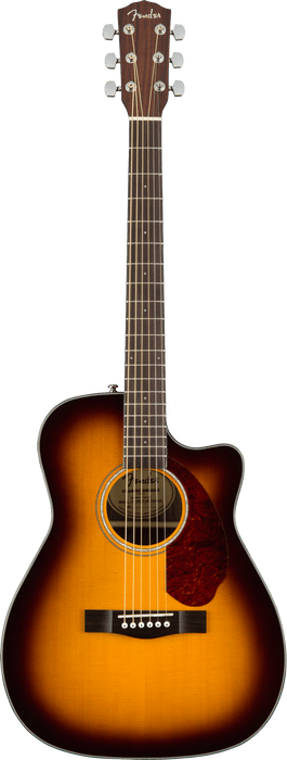 Fender CC-140SCE WN Concert Electro-Acoustic in Sunburst, with Case - Fair Deal Music