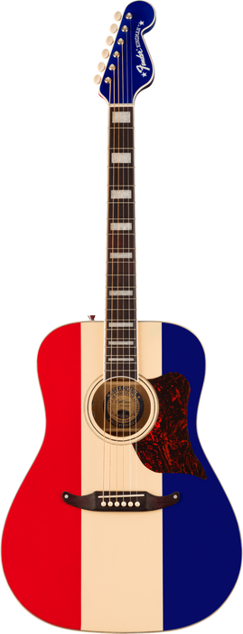 Fender Limited Edition Buck Owens Kingman with Case, Red White and Blue - Fair Deal Music