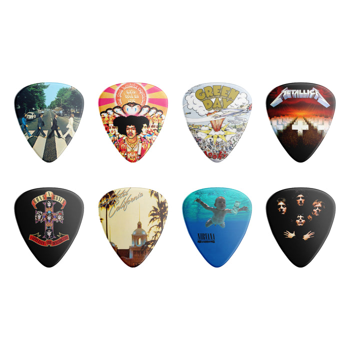 Classic Album Double Sided Guitar Picks, Set of 8 - Fair Deal Music