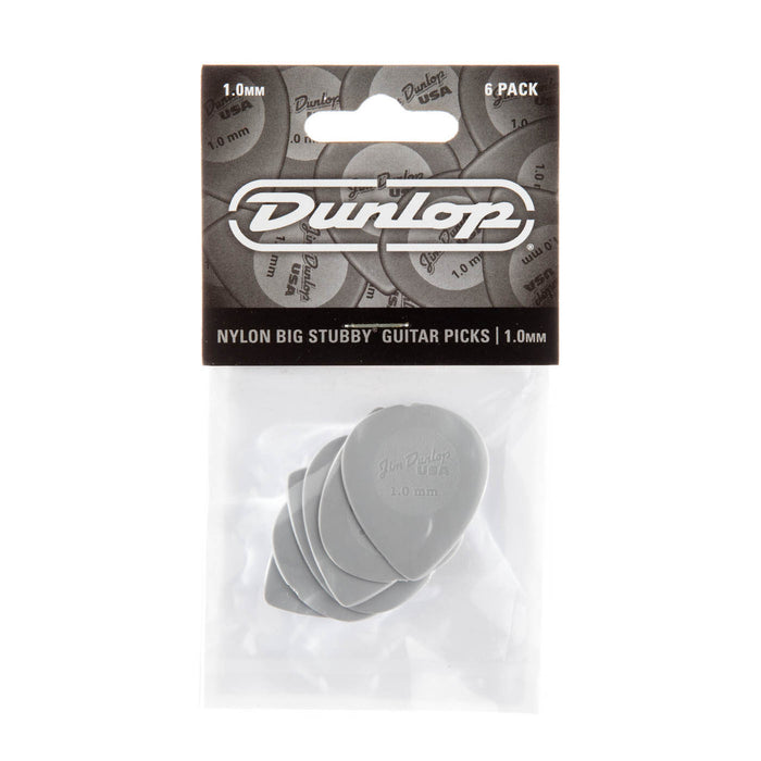 Jim Dunlop Nylon Big Stubby Guitar Pick 1.0mm 6 Pack - Fair Deal Music