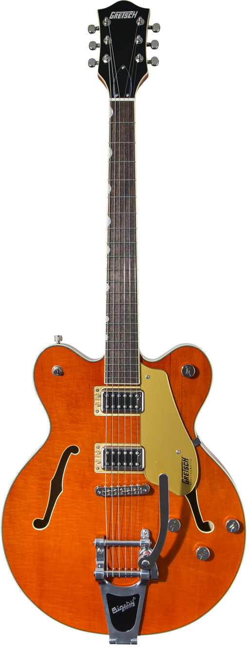 Gretsch G5622T Electromatic Center Block Double-Cut with Bigsby, Orange Stain - Fair Deal Music