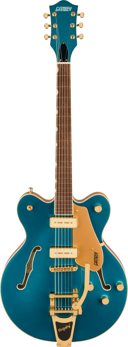 Gretsch Electromatic Pristine LTD Center Block Double-Cut with Bigsby, Petrol - Fair Deal Music