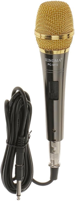 Xingma PC-M10 Professional Condenser Vocal Microphone - Black & Gold - Fair Deal Music