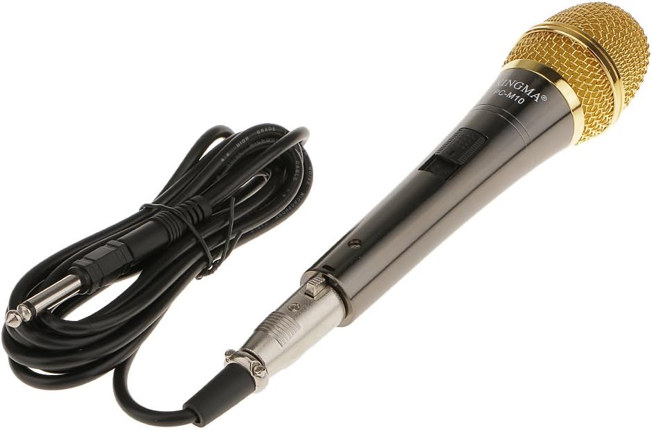 Xingma PC-M10 Professional Condenser Vocal Microphone - Black & Gold - Fair Deal Music