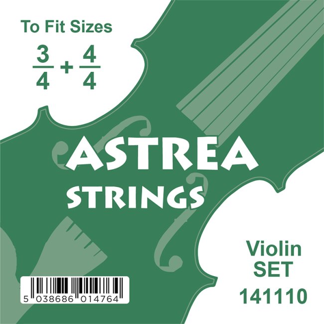 Astrea Violin Strings 3/4 to 4/4 Size (Set of 4) - Fair Deal Music