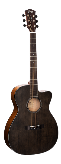 Cort Core-OC Solid Spruce Open Pore Trans Black, Ex Display - Fair Deal Music