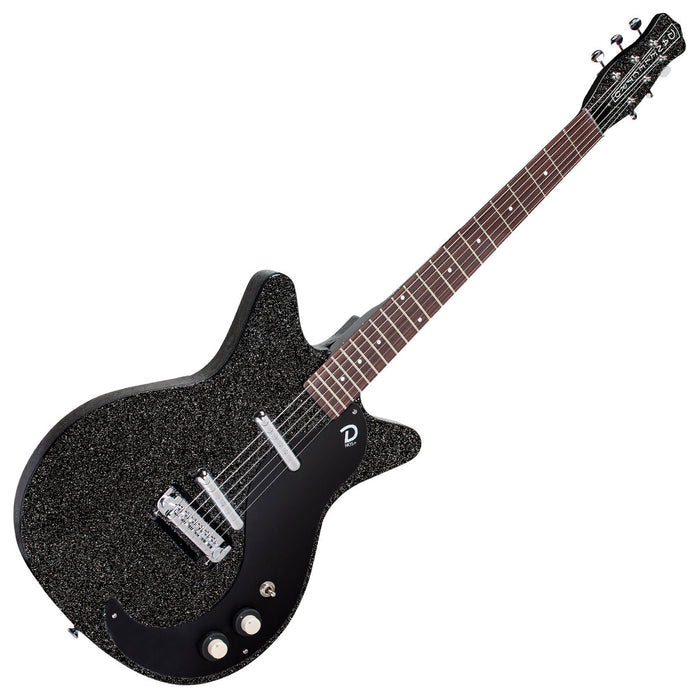 Danelectro Blackout '59M NOS+ Electric Guitar ~ Black Metalflake - Fair Deal Music