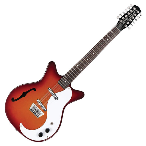 Danelectro '59 12 String Guitar With F-Hole ~ Cherry Sunburst - Fair Deal Music