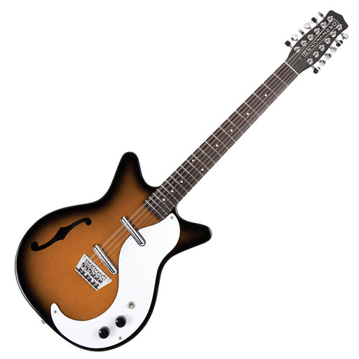 Danelectro '59 12 String Guitar With F-Hole ~ Tobacco Sunburst - Fair Deal Music
