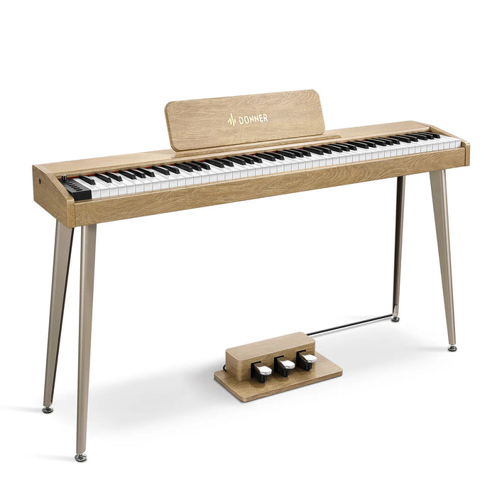 Donner DDP-60 Semi-Weighted Compact Digital Piano - Natural - Fair Deal Music