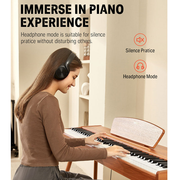 Donner DDP-80 Fully-Weighted Compact Digital Piano - Wood - Fair Deal Music