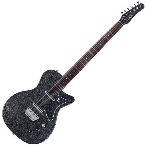 Danelectro '56 Baritone Electric Guitar ~ Black Sparkle - Fair Deal Music