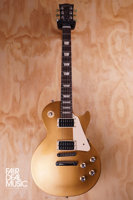 Gibson Les Paul Studio 50s Tribute Humbucker in Satin Gold Top with Dark Back, USED - Fair Deal Music