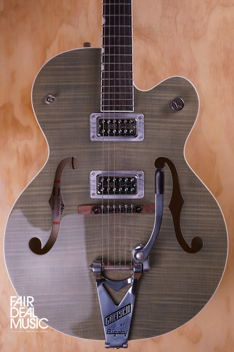 Gretsch G6120-BSHR-HGT Brian Setzer Hot Rod in Two-Tone Highland Green, USED - Fair Deal Music