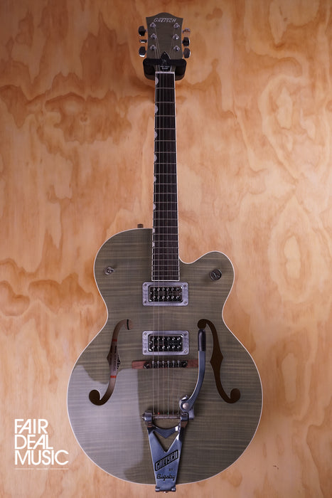 Gretsch G6120-BSHR-HGT Brian Setzer Hot Rod in Two-Tone Highland Green, USED - Fair Deal Music