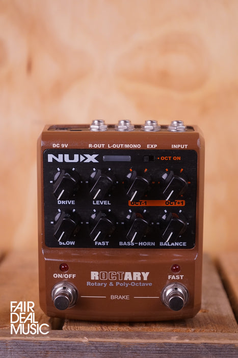 NUX Roctary Rotary and Poly-Octave Pedal, USED