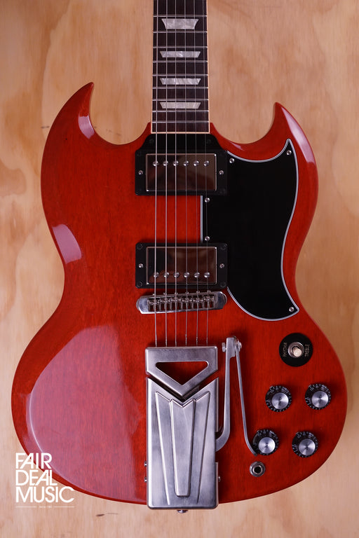 Gibson SG Standard '61 Sideways Vibrola in Vintage Cherry, USED - Fair Deal Music