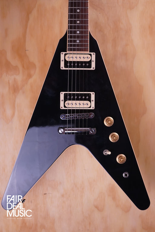 Gibson Flying V Pro in ebony, USED - Fair Deal Music