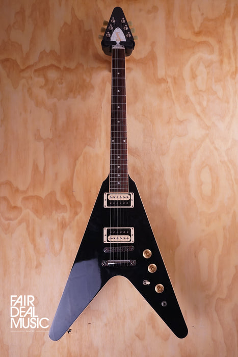 Gibson Flying V Pro in ebony, USED - Fair Deal Music