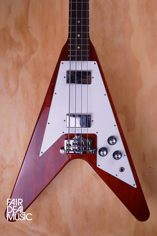 Gibson Flying V Bass in Cherry, USED - Fair Deal Music