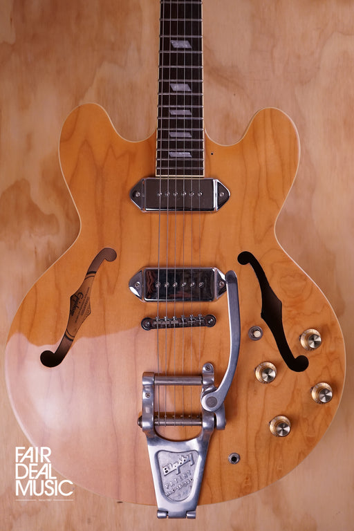 Epiphone Casino Natural Bigsby, USED - Fair Deal Music