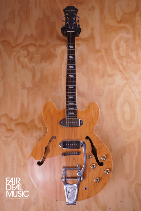 Epiphone Casino Natural Bigsby, USED - Fair Deal Music