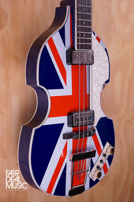 2012 Höfner Contemporary Series Violin Bass Diamond Jubilee Union Jack edition, USED - Fair Deal Music