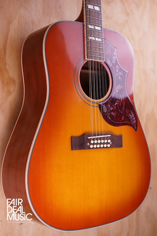 Epiphone Inspired by Gibson Hummingbird 12-string in Aged Cherry Sunburst, USED - Fair Deal Music