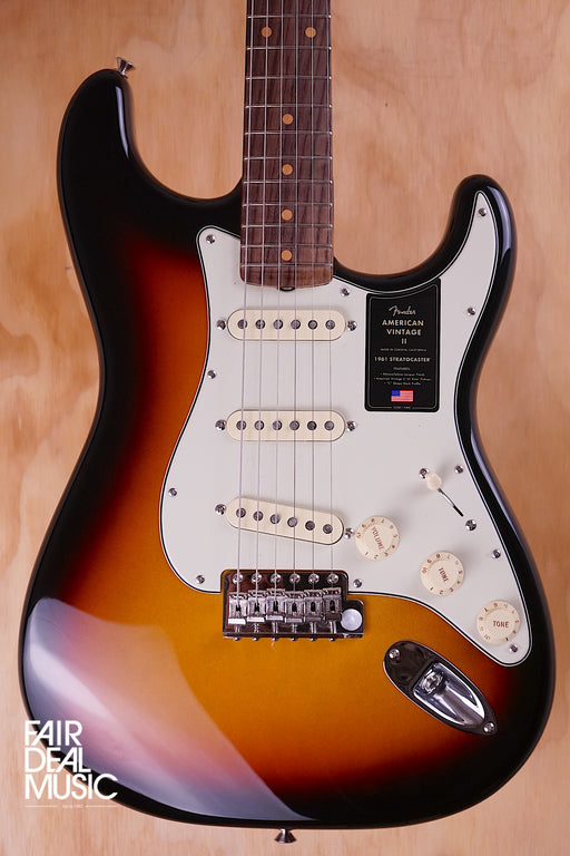 Fender American Vintage II '61 Stratocaster in 3-Tone Sunburst, Open-Box - Fair Deal Music