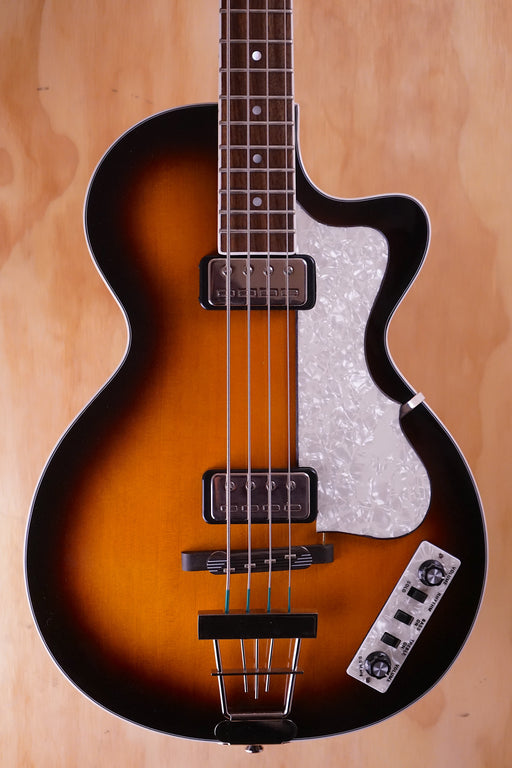 Höfner Contemporary Series HCT 500/2 Club Bass in Sunburst, USED - Fair Deal Music