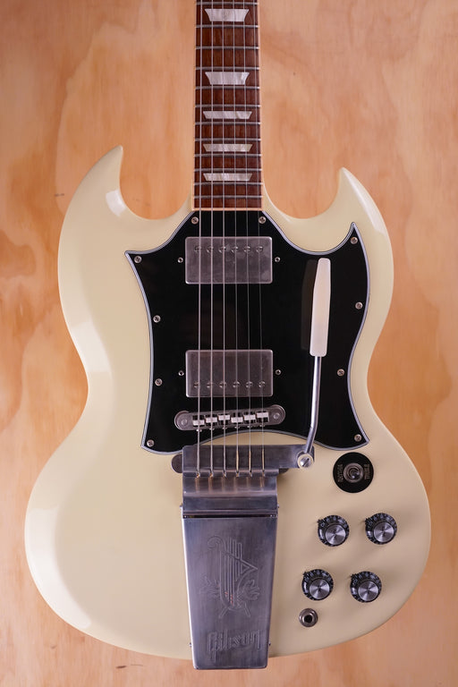 Gibson SG Standard in Alpine White, modded with a Maestro Vibrola, USED - Fair Deal Music