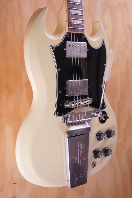 Gibson SG Standard in Alpine White, modded with a Maestro Vibrola, USED - Fair Deal Music