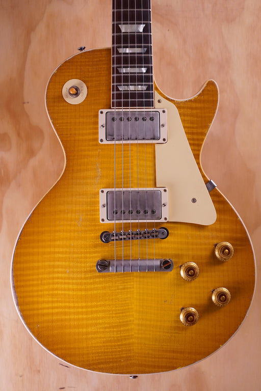 Gibson Les Paul Murphy Lab Ultra Heavy Aged in Lemon Burst, USED - Fair Deal Music