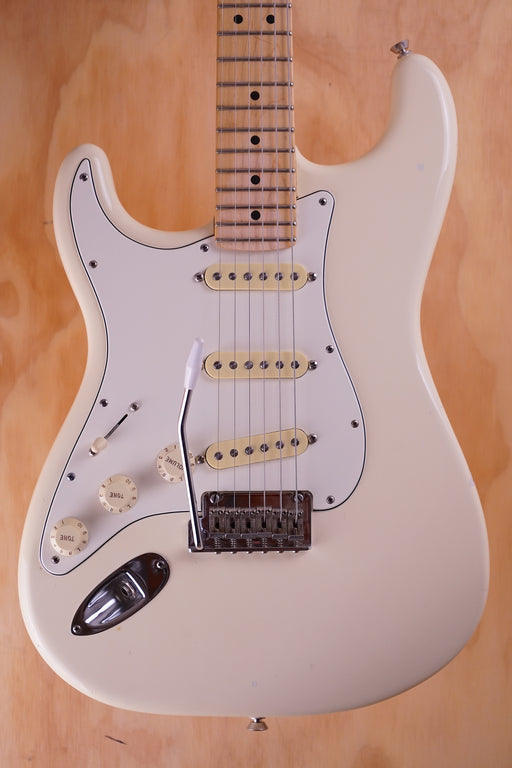 Fender American Standard Stratocaster Left-Handed in Olympic White, (Used) - Fair Deal Music