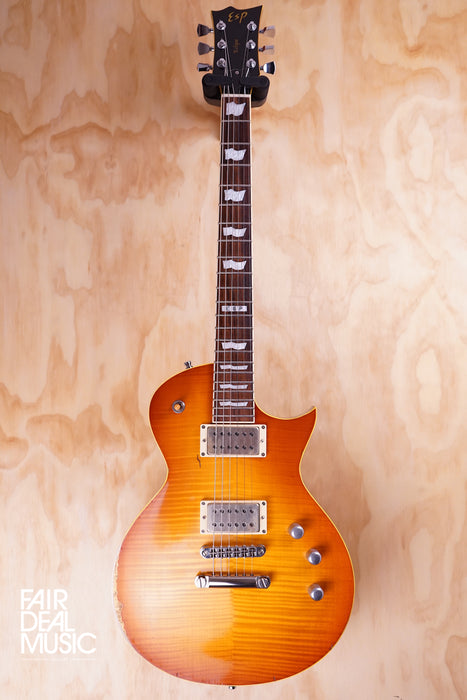 ESP Eclipse in Aged Honey Burst (Bare Knuckle Aftermath pickups), USED - Fair Deal Music