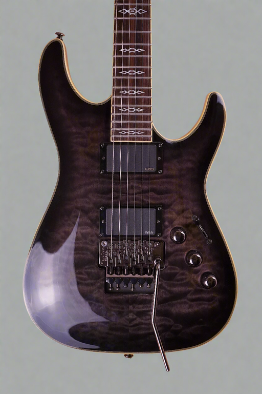 Schecter Hellraiser FR in Trans Black Burst (Used) - Fair Deal Music