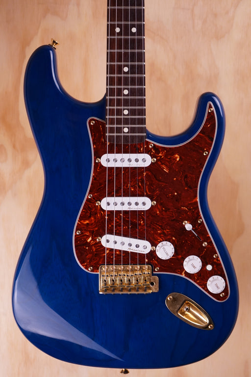 Fender Deluxe Players Stratocaster Sapphire Blue Transparent, USED - Fair Deal Music