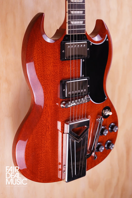 Gibson '61 SG Sideways Vibrola Cherry, USED - Fair Deal Music