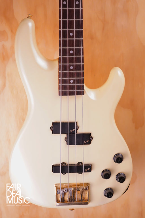 Fender Precision Bass Lyte (MIJ) in Frost White Pearl, USED - Fair Deal Music