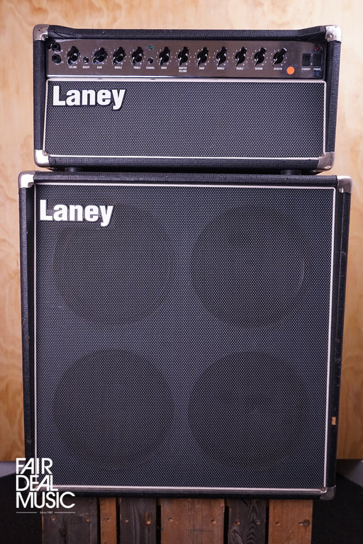 Laney LH50R UK Made Valve Head paired with the Matching 410 Cab, USED - Fair Deal Music