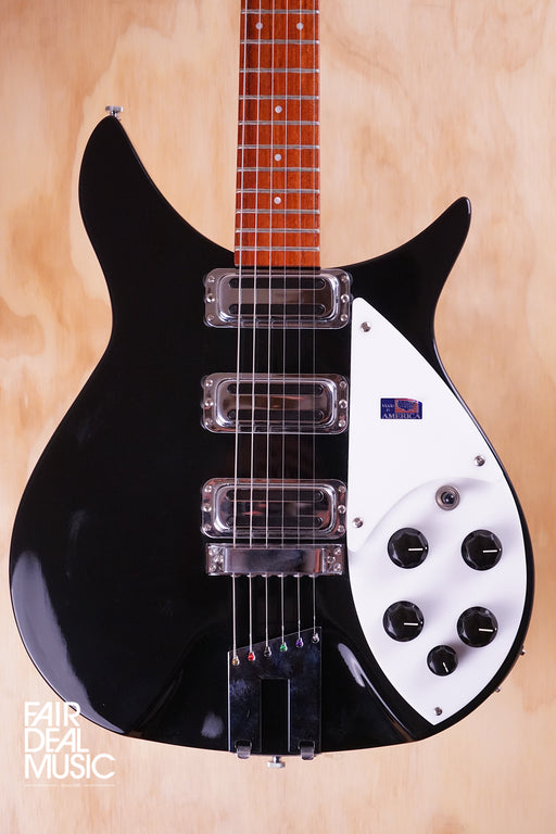 Rickenbacker 350V63 Liverpool in Jetglo, USED - Fair Deal Music