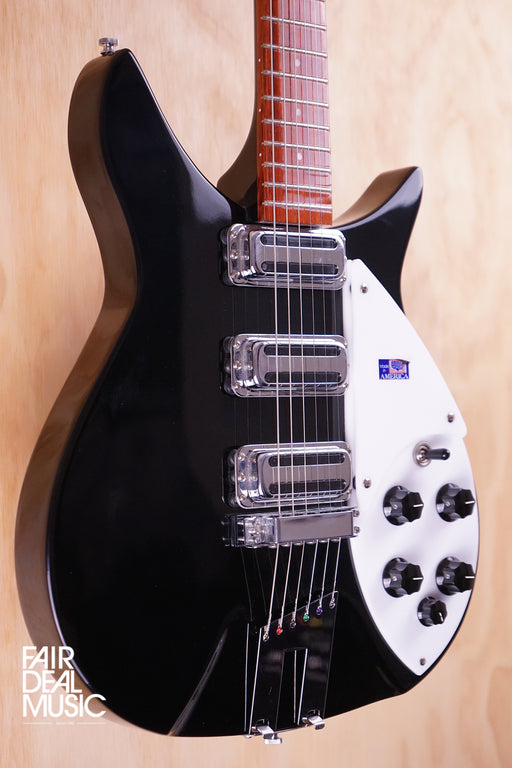 Rickenbacker 350V63 Liverpool in Jetglo, USED - Fair Deal Music