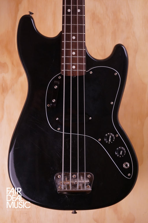 Fender 1978 Musicmaster Bass in Black, USED - Fair Deal Music