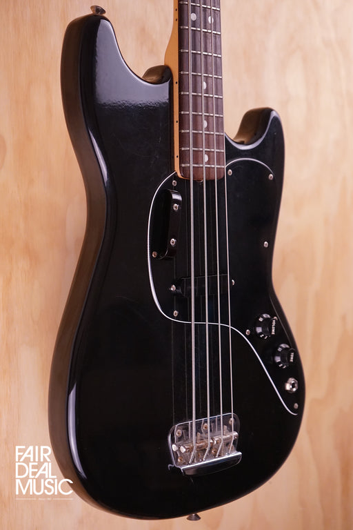 Fender 1978 Musicmaster Bass in Black, USED - Fair Deal Music